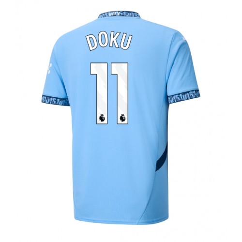 Dres Manchester City Jeremy Doku #11 Domaci 2024-25 Kratak Rukav